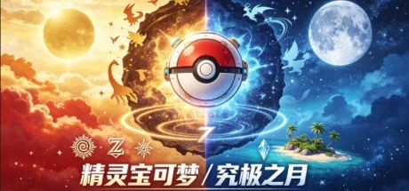 精灵宝可梦：究极之日、究极之月 Pokemon Ultra Sun Ultra Moon 封面