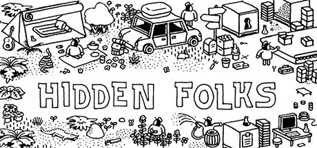 隐藏的家伙 Hidden Folks （绘本找物小游戏） 封面