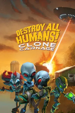 毁灭全人类：克隆人（Destroy All Humans Clone Carnage） 竖版封面