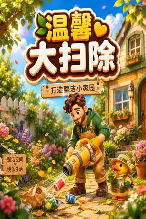 温馨大扫除（Cozy Cleanup） 竖版封面