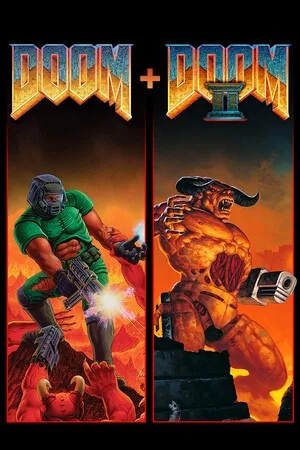 毁灭战士1+2 最终增强版（DOOM plus DOOM II Enhanced） 竖版封面