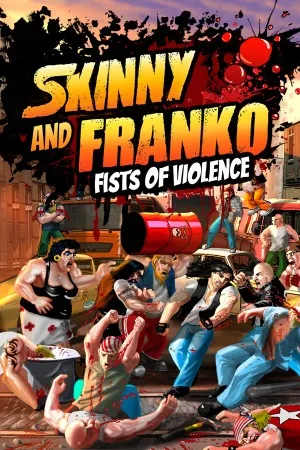 斯金尼与弗兰克：暴力之拳（Skinny & Franko Fists of Violence） 竖版封面