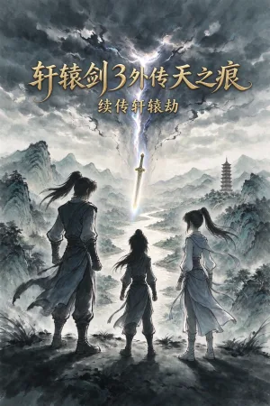 轩辕剑3外传天之痕续传轩辕劫 竖版封面