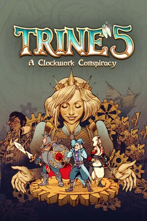 三位一体5：发条阴谋（Trine 5 A Clockwork Conspiracy） 竖版封面