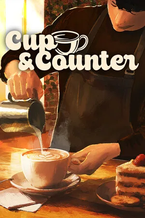 杯与吧台：咖啡店模拟器（Cup and Counter Coffee Shop Simulator） 竖版封面